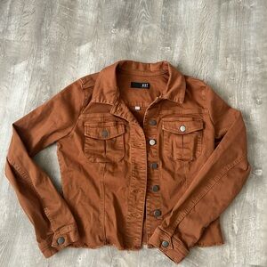 Kut from the Kloth Women's Rust Jean Jacket